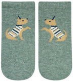 Organic Socks Ankle Jacquard Lapdog [siz:1-2]