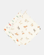 Baby Washcloth Muslin 2pcs- Puppy Love 