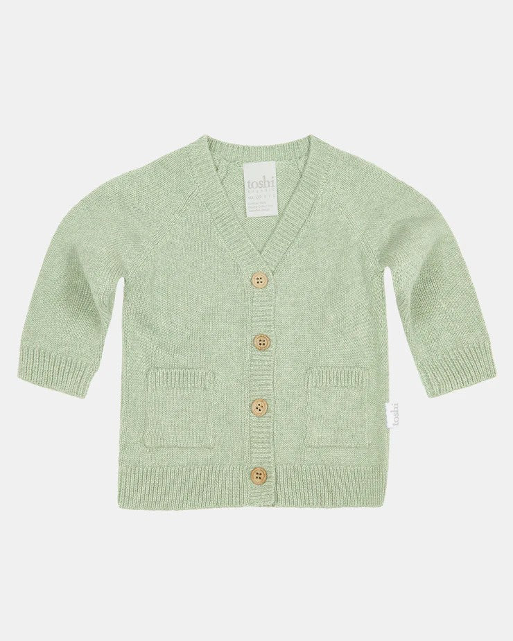 Organic Cardigan Remy - Matcha [siz:0]