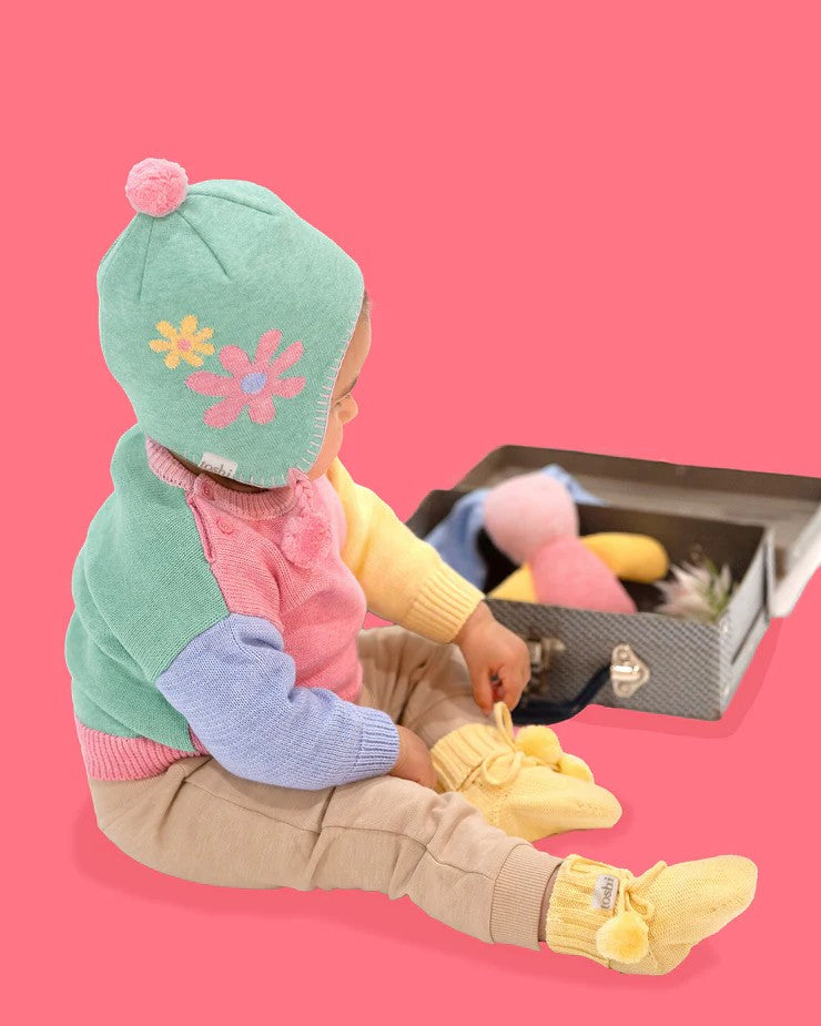 Organic Earmuff Storytime - Daisy [siz:xxs]