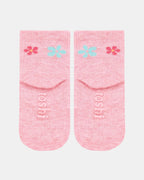 Organic Socks Ankle Jacquard - Daisy [siz:1-2y]