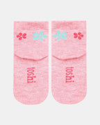 Organic Socks Ankle Jacquard - Daisy [siz:3-6m]
