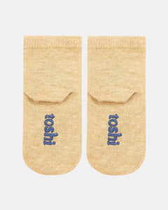Organic Socks Ankle Jacquard - Frenchie [siz:3-6m]