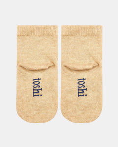 Organic Socks Ankle Jacquard - Frenchie [siz:3-6m]