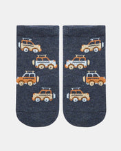 Load image into Gallery viewer, Organic Socks Ankle Jacquard - High Country [siz:1-2 Yrs]
