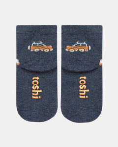 Organic Socks Ankle Jacquard - High Country [siz:1-2 Yrs]