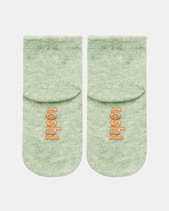 Organic Socks Ankle Jacquard - Koala [siz:3-6m]