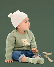Load image into Gallery viewer, Organic Socks Ankle Jacquard - Koala [siz:3-6m]
