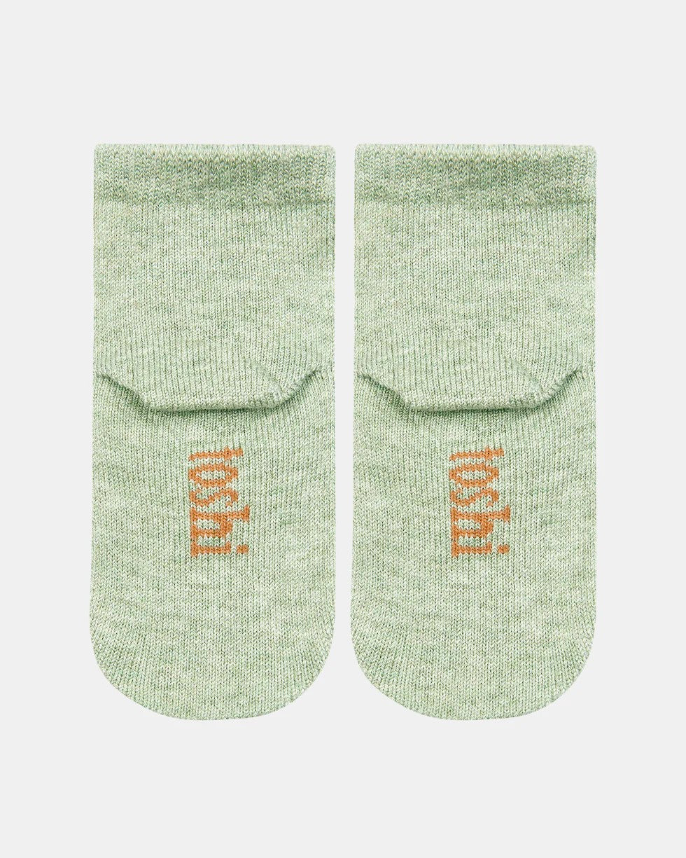 Organic Socks Ankle Jacquard - Koala [siz:6-12m]