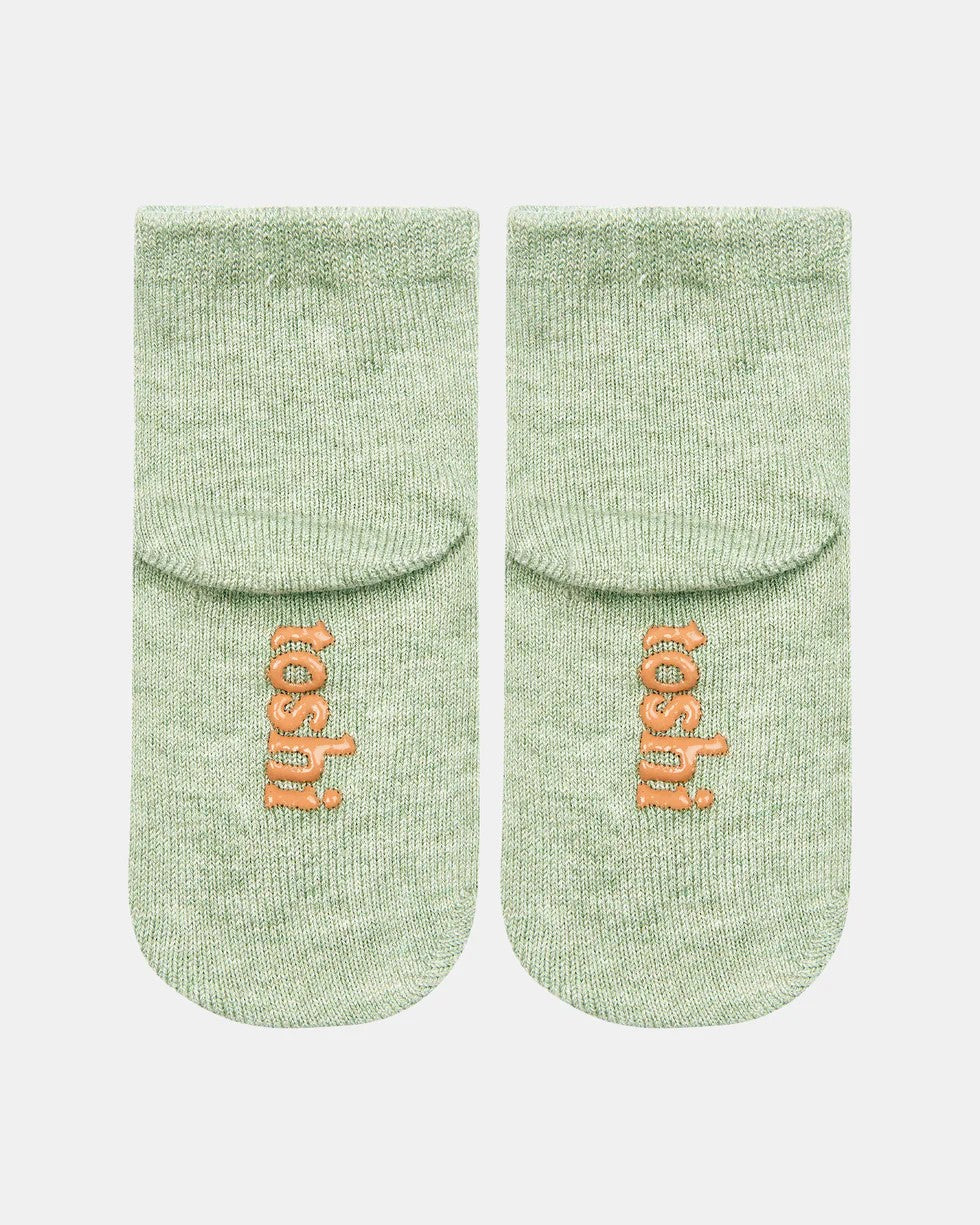 Organic Socks Ankle Jacquard - Koala [siz:6-12m]