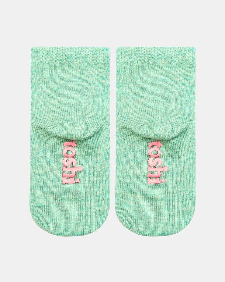 Organic Sock Ankle Jacquard - Unicorn [siz:0-3]