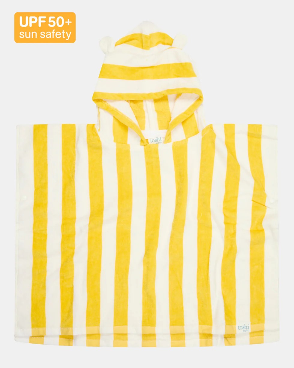 Hooded Towel Beachcomber - Sunny [siz:3-5]