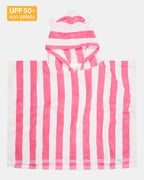 Hooded Towel Beachcomber/ Watermelon [siz:3-5]