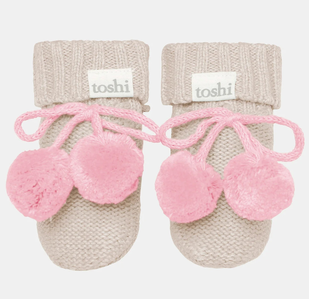 Organic Booties Bobby Oatmeal [siz:00]