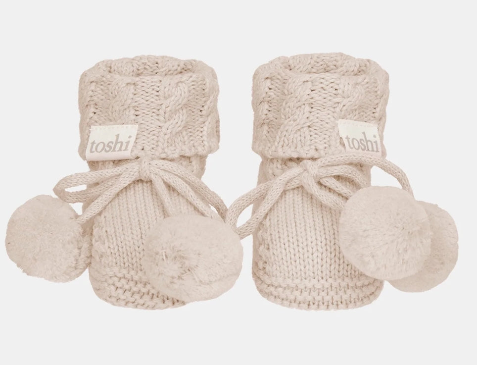 Organic Booties Yummy Oatmeal [siz:00]