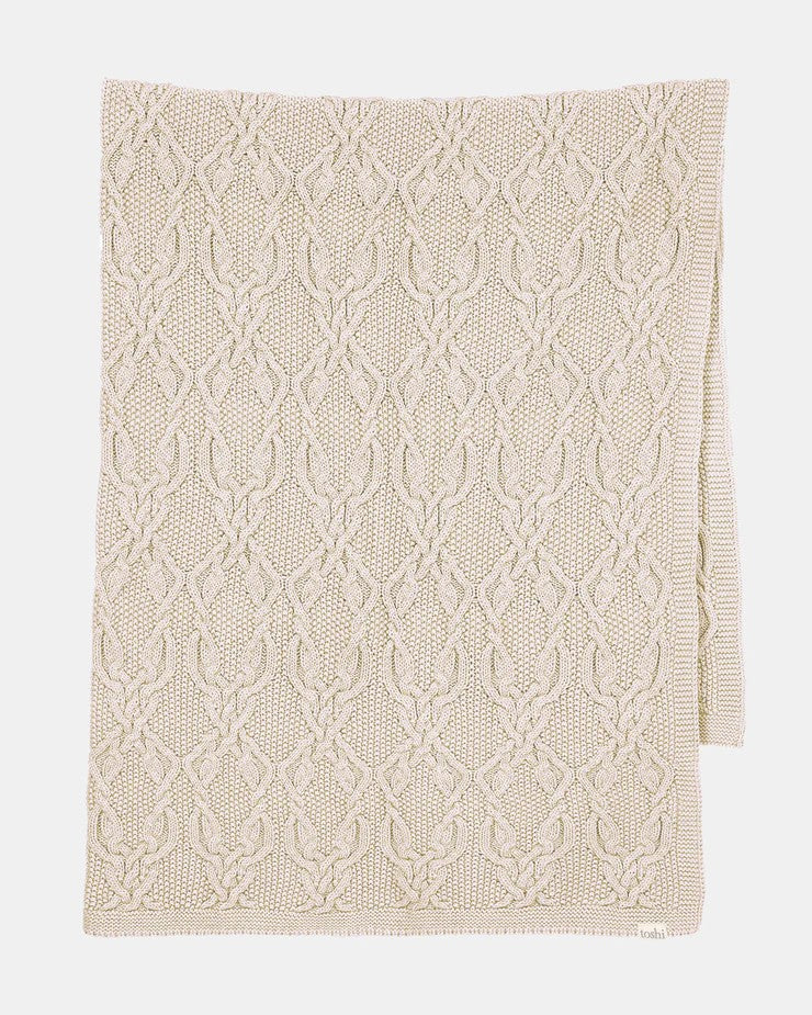 Organic Blanket Bowie - Oatmeal