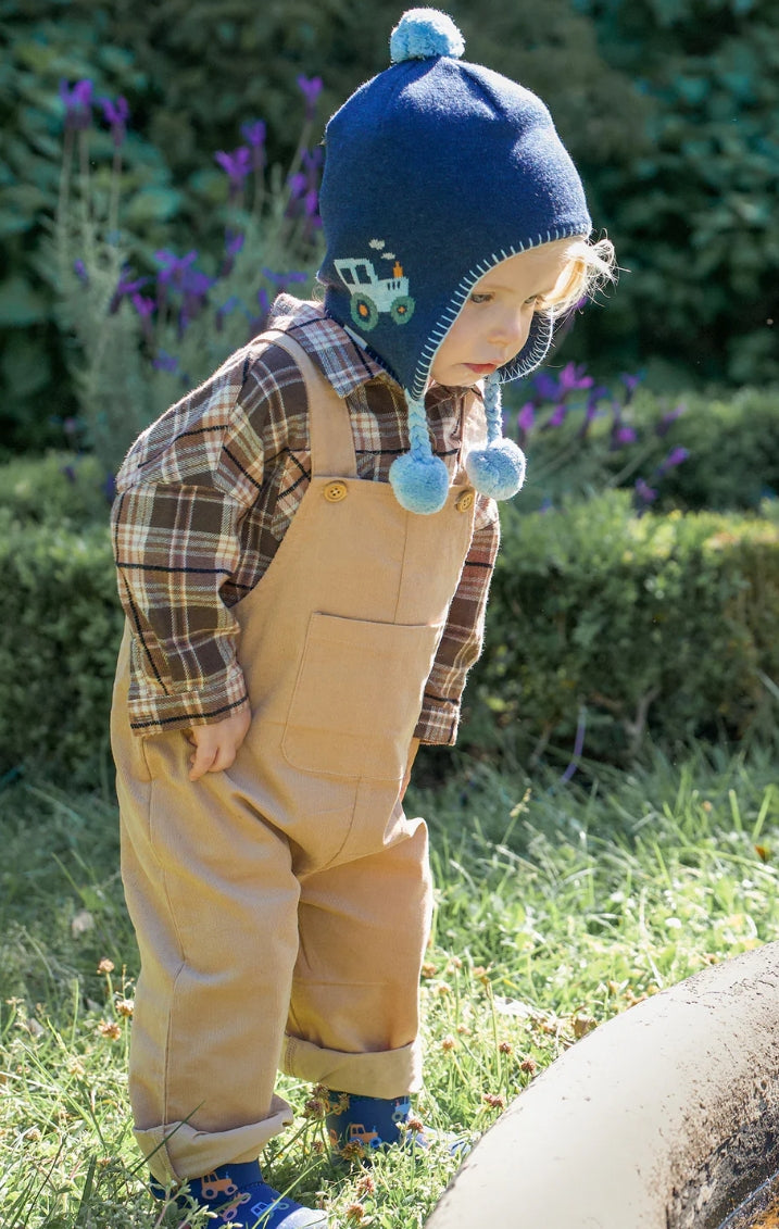 Toshi Organic Earmuff Tiny Tractors [siz:xxs]