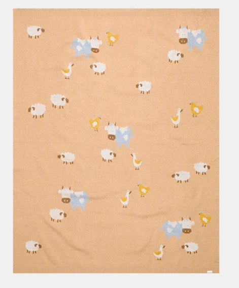 Organic Blanket Storytime - Farm Buddies