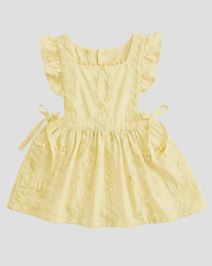 Baby Pinafore Florence Lemon [siz:1]