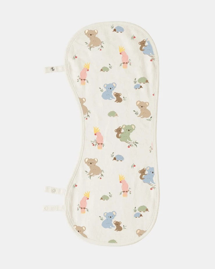 Baby Burp Cloth Arcadia Bumnut Babies [des:cloud]