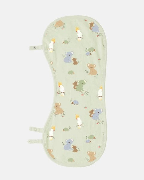 Baby Burp Cloth Arcadia Bumnut Babies [des:eucalypt]