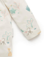 Load image into Gallery viewer, Printed Zip Growsuit Jungle Dream Print (0) [sty:000]
