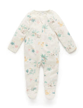 Load image into Gallery viewer, Printed Zip Growsuit Jungle Dream Print (0) [sty:0]
