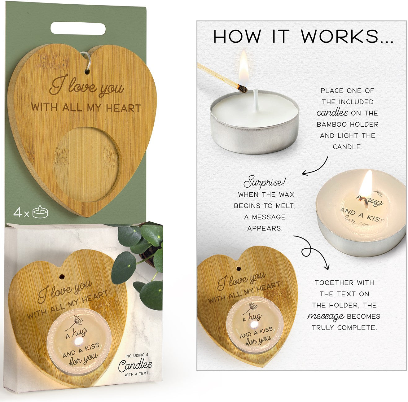 Surprise Candle - I Love You