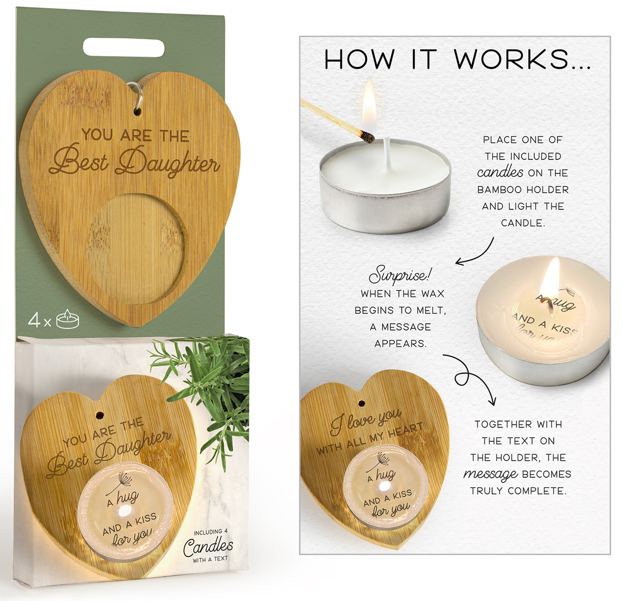 Surprise Candle - Love To The Moon