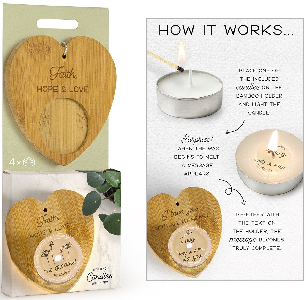 Surprise Candle - Faith