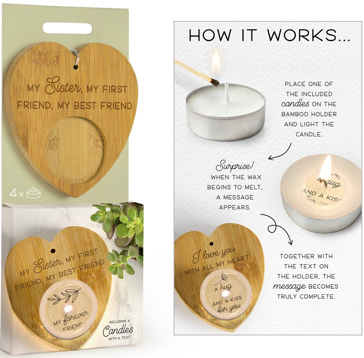 Surprise Candle - Sister