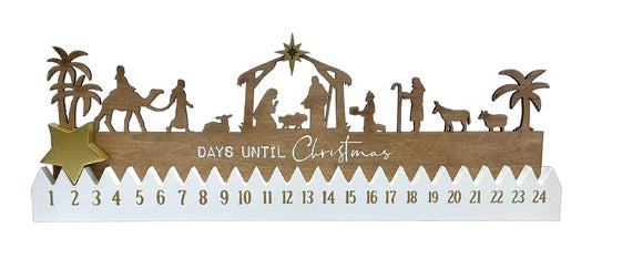 Wooden Countdown Calendar