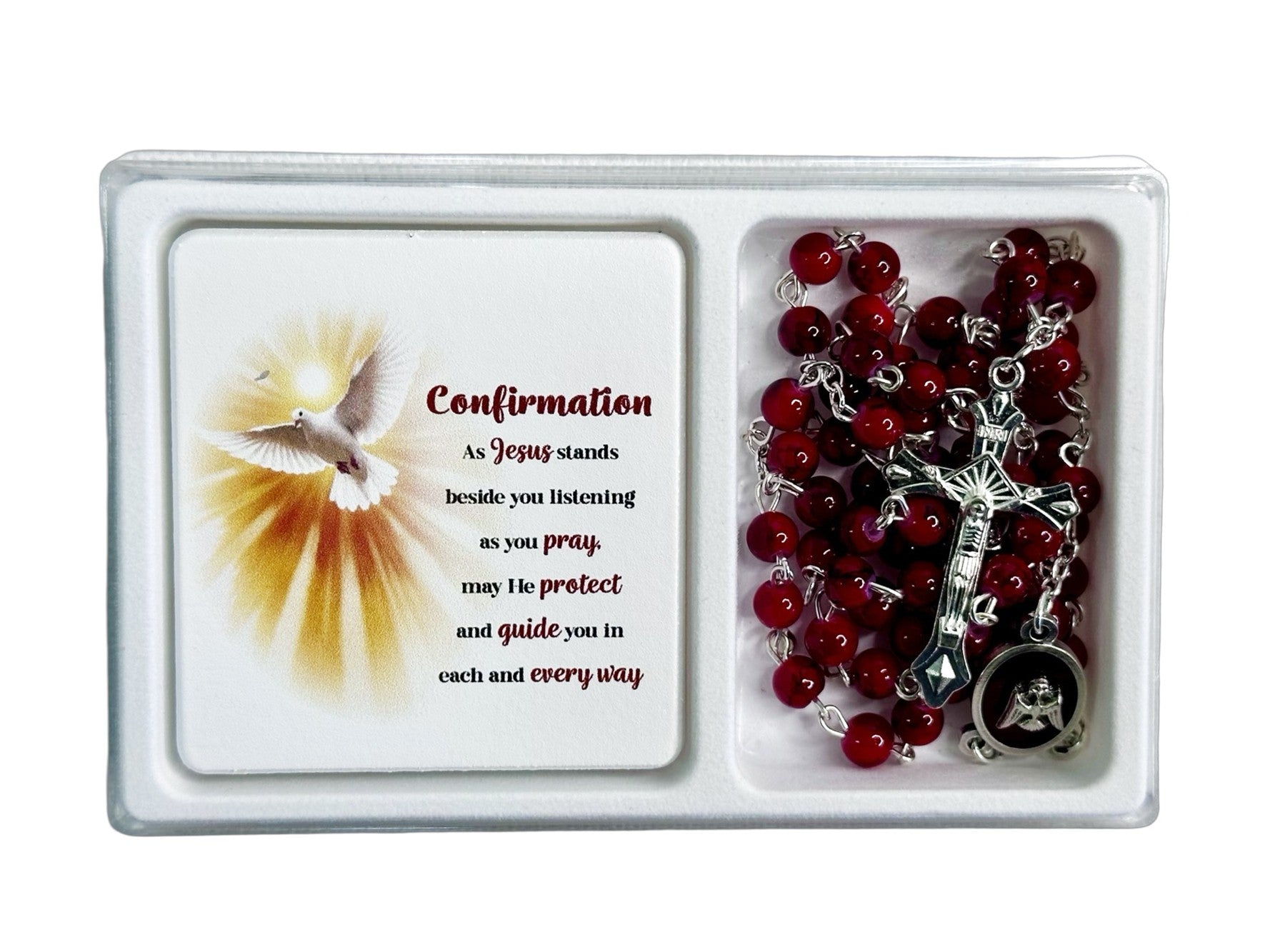 Confirmation Rosary & Plaque 