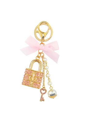 Key Ring - Locket Pink