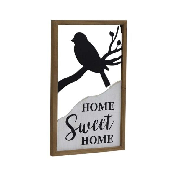 Wall Art - Home Sweet Home Metal Bird
