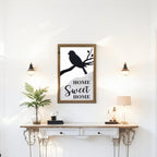 Wall Art - Home Sweet Home Metal Bird