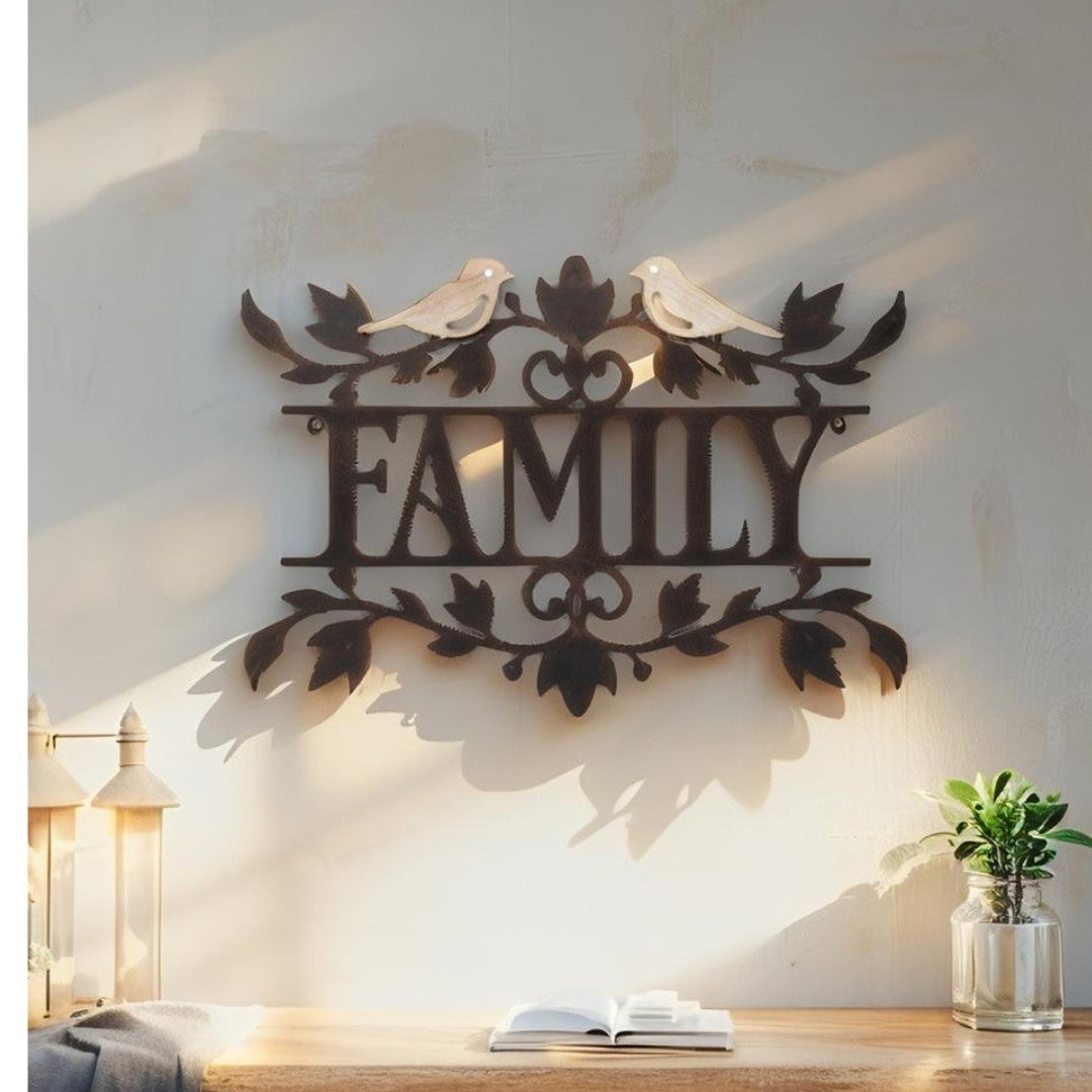 Wall Art - Family With Lovebirds
