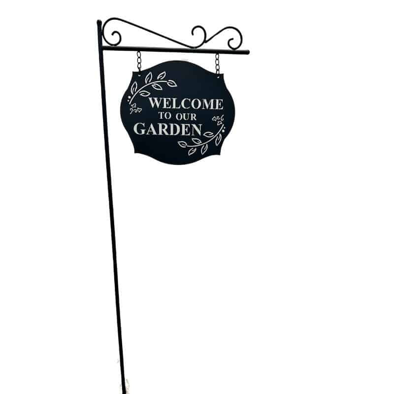 Welcome To Our Garden Stake