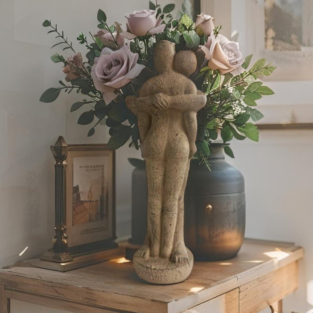 Hugging Couple Decorative Statue
