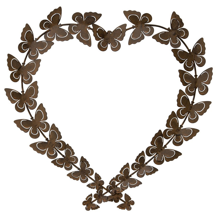 Wall Art - Flutter Of Butterflies On Heart
