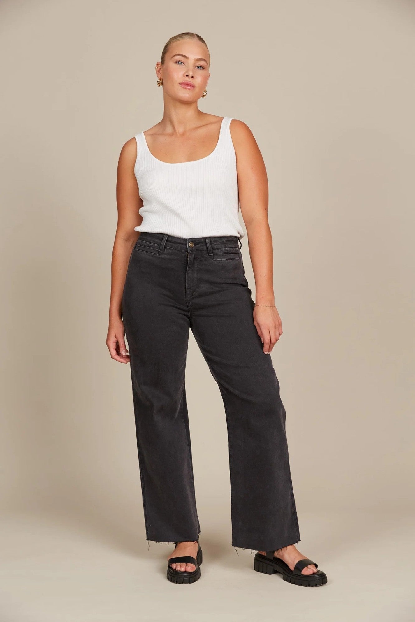Tate Denim Pants - Ash [siz:medium]