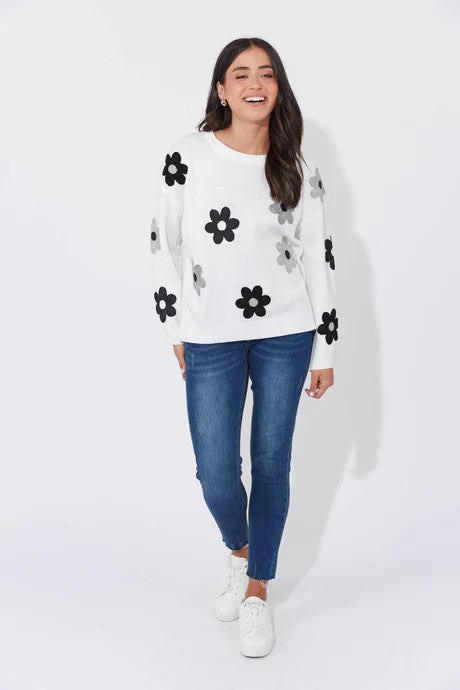 Delphi Jumper White / Kohl [siz:xs/s]