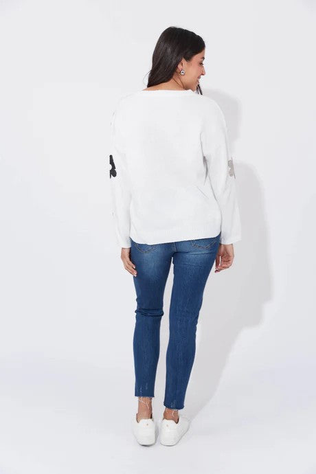 Delphi Jumper White / Kohl [siz:xs/s]