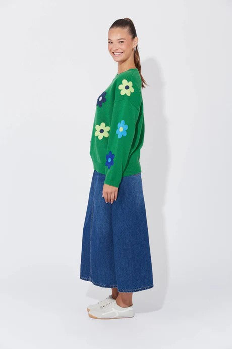 Delpi Jumper Blue/oasis [siz:xs/s]