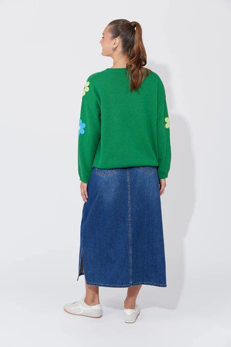 Delpi Jumper Blue/oasis [siz:xs/s]