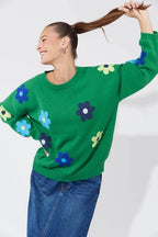 Delpi Jumper Blue/oasis [siz:xs/s]