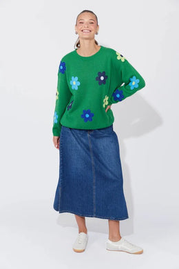 Delpi Jumper Blue/oasis [siz:l/xl]