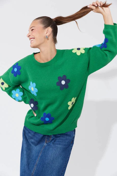 Delpi Jumper Blue/oasis [siz:l/xl]