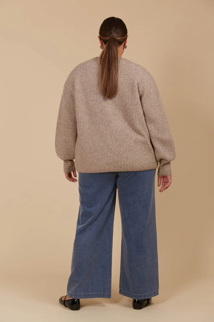 Miru Cardigan - Taupe [siz:xlarge]