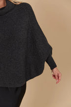 Miru Poncho - Ash One Size 